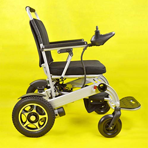 YFQH Silla De Ruedas Eléctrica para Discapacitados para Personas Mayores Discapacitado, Automático, Automático, Portátil, Scooter, Multifunción, Plegado