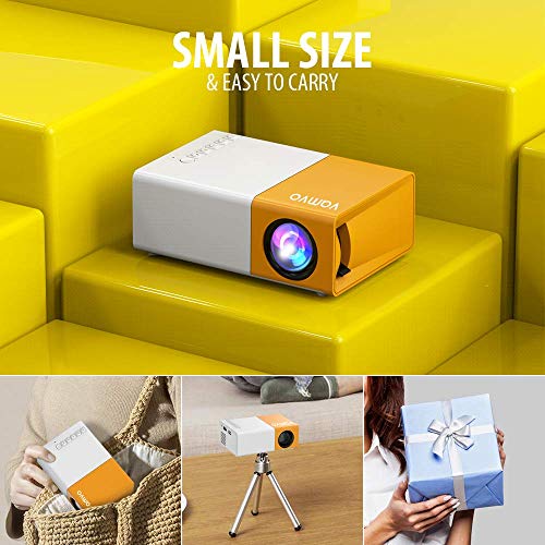 YG 300 Pro Proyector, Vamvo L2600 Mini Proyector Portátil para Movil, Soporta 1080p Full HD,Regalo Navidad Infantil, Recargable, Compatible con USB/HDMI/SD/AV YG 300 Pro Proyector, Vamvo L2600 Mini Proyector Portátil para Movil, Soporta 1080p Full HD,Regalo Navidad Infantil, Recargable, Compatible con USB/HDMI/SD/AV