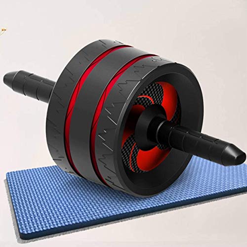 YHLZ Rueda rodillo de Ab, Ab Roller rueda de prensa de la rueda abdominal aptitud del músculo Trainer Máquina ejercitador con cojín for el núcleo del cuerpo adiestramiento en creación de Crossfit ejer