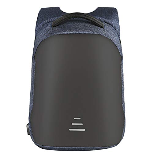 YHML Mochila para Portátil con Seguridad Ergonómica Oculta Bolsa De Cadena De Esmalte Oscuro Tablero PP A Prueba De Cortes Diseño De Estructura De Múltiples Capas De Gran Capacidad,Azul