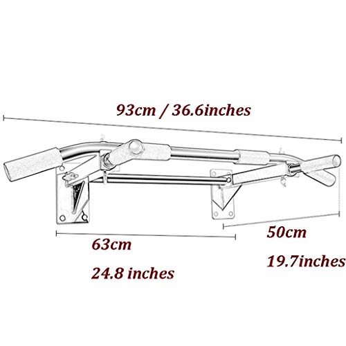 YHRJ Barras de dominadas Torre De Ejercicios para Ejercicios Montada En La Pared,Multiestaciones para Fitness En Interiores,Equipo De Fitness Multifuncional,Cojinete De Carga 150 Kg