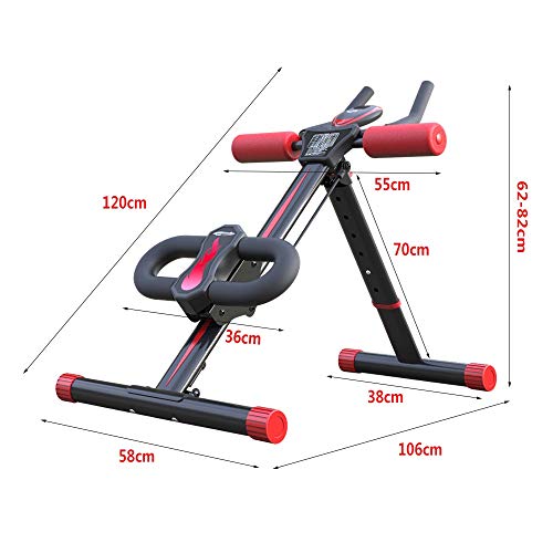 YHSPORT Entrenador Abdominal Profesional - Banco De Hiperextensión Soporte De Rodilla Oscilante for Abdominales Laterales Banco De Pesas Plegable Multifuncional Plegable YHSPORT Entrenador Abdominal Profesional - Banco De Hiperextensión Soporte De Rodilla Oscilante for Abdominales Laterales Banco De Pesas Plegable Multifuncional Plegable