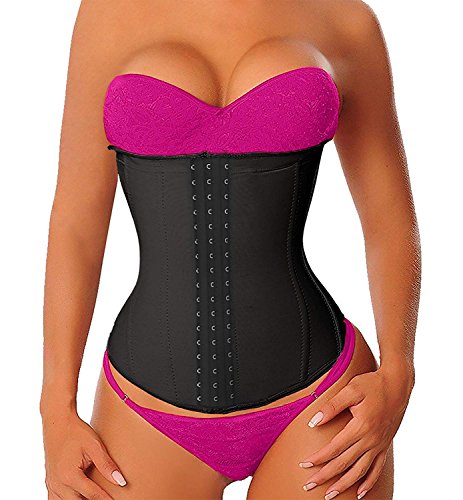 YIANNA Fajas Reductoras Adelgazantes Mujer Largo Torso Waist Trainer Trimmer Faja Reductora Cintura Postparto Colombiana Negro, 110288 Size L YIANNA Fajas Reductoras Adelgazantes Mujer Largo Torso Waist Trainer Trimmer Faja Reductora Cintura Postparto Colombiana Negro, 110288 Size L