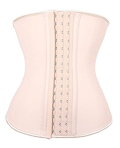 YIANNA Mujer Fajas Reductoras Adelgazantes Corsé de Cintura Cincher Corset Bustier de Cinturón Formación Body Shaper,UK-U37G-Beige-M YIANNA Mujer Fajas Reductoras Adelgazantes Corsé de Cintura Cincher Corset Bustier de Cinturón Formación Body Shaper,UK-U37G-Beige-M