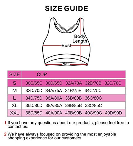 YIANNA Sujetador Deportivo para Mujer Espalda Sujetadores Deportivos Deporte con Relleno Gimnasio Yoga Fitness Ejercicio Rojo, 147 - Size XL YIANNA Sujetador Deportivo para Mujer Espalda Sujetadores Deportivos Deporte con Relleno Gimnasio Yoga Fitness Ejercicio Rojo, 147 - Size XL