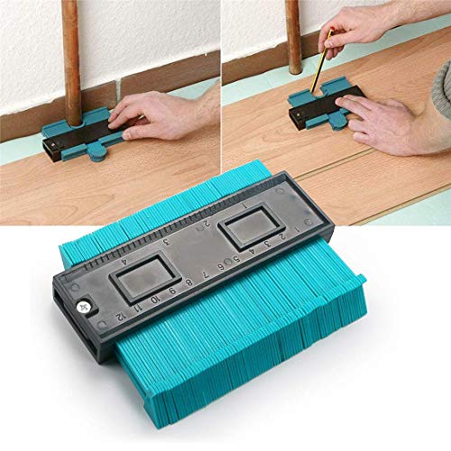 YIHAIC Perfil Gauge,ABS Perfil Gauge,Medidor de Contornos,Contour Gauge plástico Duplicator Ideal para Azulejos Edge Shaping Professional Madera Medida & Azulejos laminados Tiles General Tools YIHAIC Perfil Gauge,ABS Perfil Gauge,Medidor de Contornos,Contour Gauge plástico Duplicator Ideal para Azulejos Edge Shaping Professional Madera Medida & Azulejos laminados Tiles General Tools