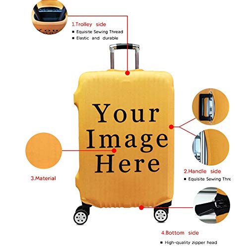 YI'HUI Cubierta De Equipaje De Viaje De Girasol 3D para Funda De Polvo De Equipaje Elástico De 18-32"para Mujer,K1,S YI'HUI Cubierta De Equipaje De Viaje De Girasol 3D para Funda De Polvo De Equipaje Elástico De 18-32"para Mujer,K1,S