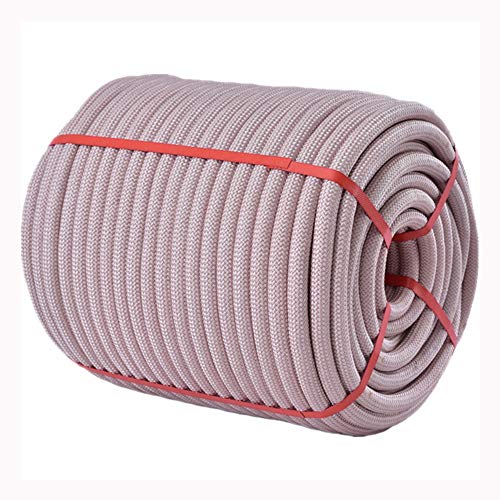 YIJIAHUI Cuerda de Escalada Escalada Cuerda for Trabajo Pesado Fuego casero de Salida de Emergencia de la Cuerda de Seguridad para Ejercicio de Crossfit al Aire Libre en Interi (Size : 20mm x 30m)