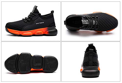 YISIQ Zapatos de Seguridad para Hombre Mujer Transpirable Ligeras con Puntera de Acero Trabajo Calzado de Zapatos de Industrial y Deportiva Unisex YISIQ Zapatos de Seguridad para Hombre Mujer Transpirable Ligeras con Puntera de Acero Trabajo Calzado de Zapatos de Industrial y Deportiva Unisex