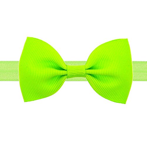 Yistu 17 pcs Bebé niños niñas Bowknot Mini diadema elástica venda