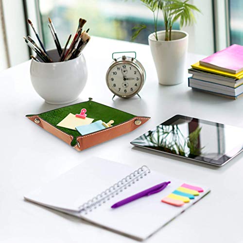 Yitian Bandeja de cuero PU Joyería Catchall jugar golf para cambiar joyería clave teléfono relojes dados suave elegancia reciclable cuero Yitian Bandeja de cuero PU Joyería Catchall jugar golf para cambiar joyería clave teléfono relojes dados suave elegancia reciclable cuero