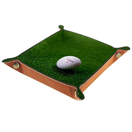 Yitian Bandeja de cuero PU Joyería Catchall jugar golf para cambiar joyería clave teléfono relojes dados suave elegancia reciclable cuero Yitian Bandeja de cuero PU Joyería Catchall jugar golf para cambiar joyería clave teléfono relojes dados suave elegancia reciclable cuero