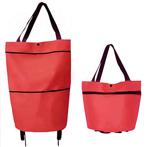 Yiweeo Shopping Tug Bag Plegable portátil multifunción de Gran Capacidad Oxford Tote Cart Yiweeo Shopping Tug Bag Plegable portátil multifunción de Gran Capacidad Oxford Tote Cart