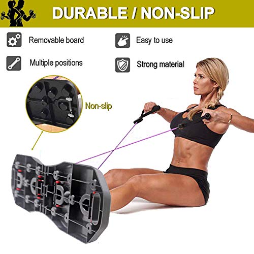 YiYaa Tabla de flexiones 13 en 1 con función de contador de temporizador, plegable, agarre cómodo, Gymgrizzly Home Muscle Builder (tabla para flexiones) YiYaa Tabla de flexiones 13 en 1 con función de contador de temporizador, plegable, agarre cómodo, Gymgrizzly Home Muscle Builder (tabla para flexiones)
