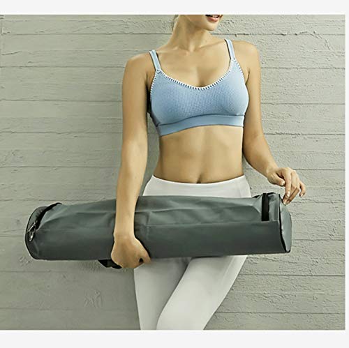 Yiyu Bolsa de Almacenamiento for el Yoga esteras de Yogapad Impermeable Bolsa de Deportes de la Aptitud de Pilates Bolsa, el Yoga Mat Mochila Gris j (Color : Gray)