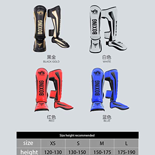 YIZH Espinilleras spinilleras Kick Boxing Hombre Mujer niño tibiales de Taekwondo Maquina protección Muay Thai Kickboxing (MMA,UFC,Maga) -XS - S - M - L YIZH Espinilleras spinilleras Kick Boxing Hombre Mujer niño tibiales de Taekwondo Maquina protección Muay Thai Kickboxing (MMA,UFC,Maga) -XS - S - M - L