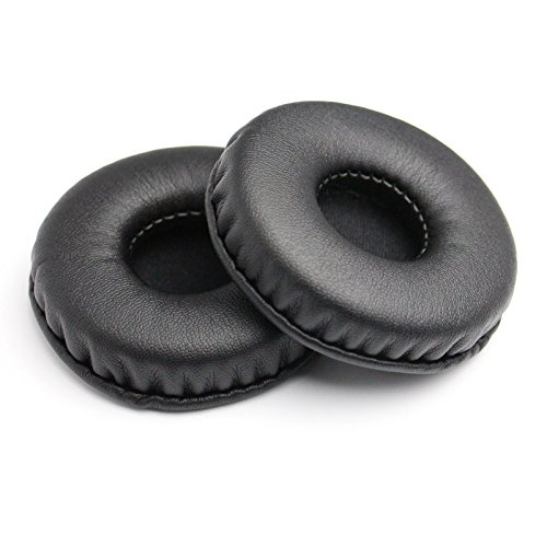 Yizhet 1 Par Almohadillas para Auriculares 70 mm, Almohadillas de Espuma de Repuesto Cojín para Auriculares Esponja de Cuero Cojines Compatible con Sony Auriculares