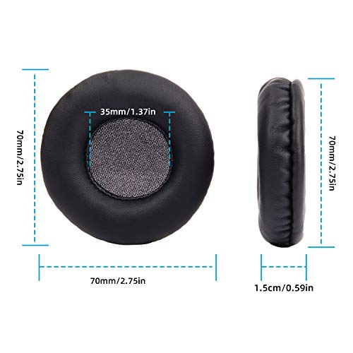 Yizhet 1 Par Almohadillas para Auriculares 70 mm, Almohadillas de Espuma de Repuesto Cojín para Auriculares Esponja de Cuero Cojines Compatible con Sony Auriculares Yizhet 1 Par Almohadillas para Auriculares 70 mm, Almohadillas de Espuma de Repuesto Cojín para Auriculares Esponja de Cuero Cojines Compatible con Sony Auriculares