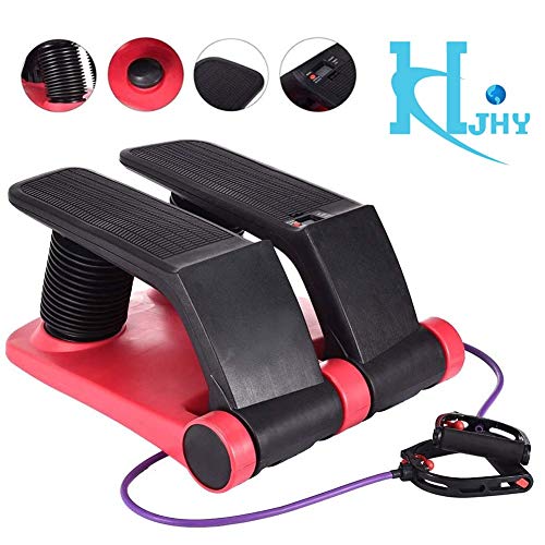 YLAN Mini Air Stepper Aerobio Aptitud Fitness Pedal Climber Step Exercise Machine con Resistance Band and LCD Display para Pérdida de Peso Deportiva YLAN Mini Air Stepper Aerobio Aptitud Fitness Pedal Climber Step Exercise Machine con Resistance Band and LCD Display para Pérdida de Peso Deportiva
