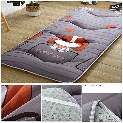 YLCJ Colchoneta Premium Colchoneta de Piso Plegable Colchoneta Japonesa Espesar Futón Cojín de Tatami Colchón Cojín de Dormir portátil Colchón Antideslizante para Dormitorio de Estudiante