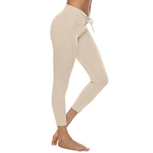 YLLQXI Pantalones de yoga de cintura alta con textura fruncida para levantamiento de glúteos anti celulitis.