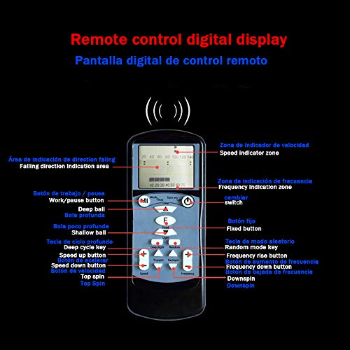 YLOVOW Profesional Máquina De Lanzamiento De Pelotas para Tenis, Máquina De Lanzamiento Automática para Servir con Control Remoto YLOVOW Profesional Máquina De Lanzamiento De Pelotas para Tenis, Máquina De Lanzamiento Automática para Servir con Control Remoto