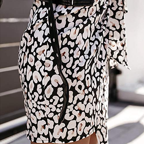 YLXINGMU Faldas De Mujer, Pring Wo En High Wai T Blanco Eopard Impresión Ini Wrap Kirt Ca UA I Bandage Kirt Ady E Egant Irregu Ar Hort,X YLXINGMU Faldas De Mujer, Pring Wo En High Wai T Blanco Eopard Impresión Ini Wrap Kirt Ca UA I Bandage Kirt Ady E Egant Irregu Ar Hort,X