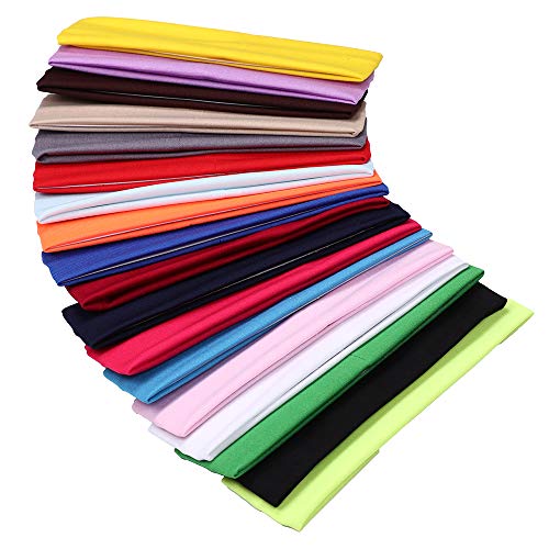 YMHPRIDE 18 piezas diadema de yoga deportivo banda elástica banda para el cabello para niñas damas YMHPRIDE 18 piezas diadema de yoga deportivo banda elástica banda para el cabello para niñas damas