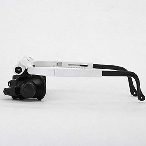 YMN Lupas Casco Tipo Lupa con LED Doble lámpara Ojo de reparación del Reloj del joyero para la reparación del Reloj del joyero del Reloj YMN Lupas Casco Tipo Lupa con LED Doble lámpara Ojo de reparación del Reloj del joyero para la reparación del Reloj del joyero del Reloj