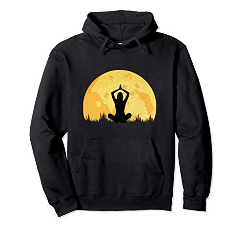 Yoga de Luna Llena Sudadera con Capucha Yoga de Luna Llena Sudadera con Capucha