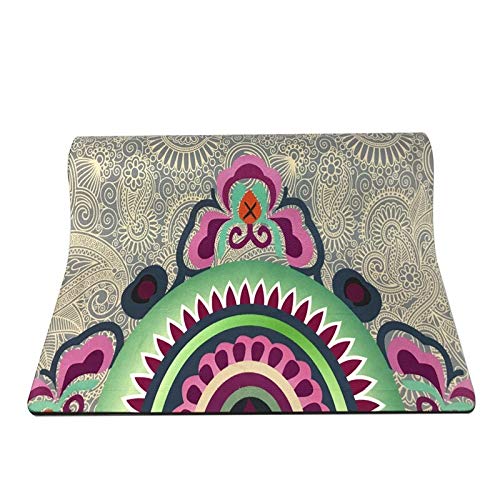 Yoga Mat Dark Printing Yoga Fitness Mat Suede Rubber Non-Slip Health Yoga Flower Mat Factory Outlet Practice Mat with Yoga Mat Dark Printing Yoga Fitness Mat Suede Rubber Non-Slip Health Yoga Flower Mat Factory Outlet Practice Mat with