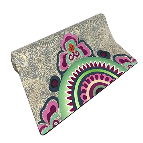 Yoga Mat Dark Printing Yoga Fitness Mat Suede Rubber Non-Slip Health Yoga Flower Mat Factory Outlet Practice Mat with Yoga Mat Dark Printing Yoga Fitness Mat Suede Rubber Non-Slip Health Yoga Flower Mat Factory Outlet Practice Mat with