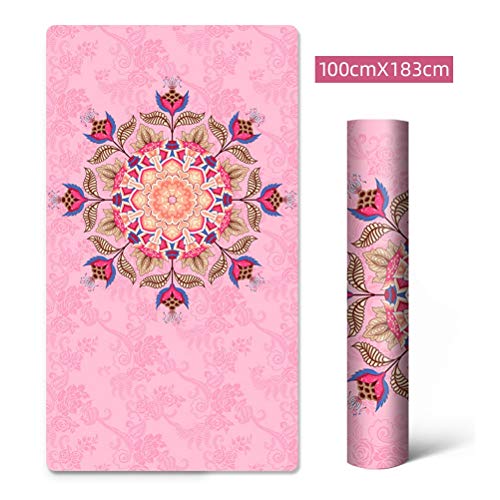 YOGA MAT impresión de Gran de Hot Yoga Pilates Ejercicio Antideslizante Incluye Bolsa de Transporte con Correa de 8 mm de Espesor YOGA MAT impresión de Gran de Hot Yoga Pilates Ejercicio Antideslizante Incluye Bolsa de Transporte con Correa de 8 mm de Espesor