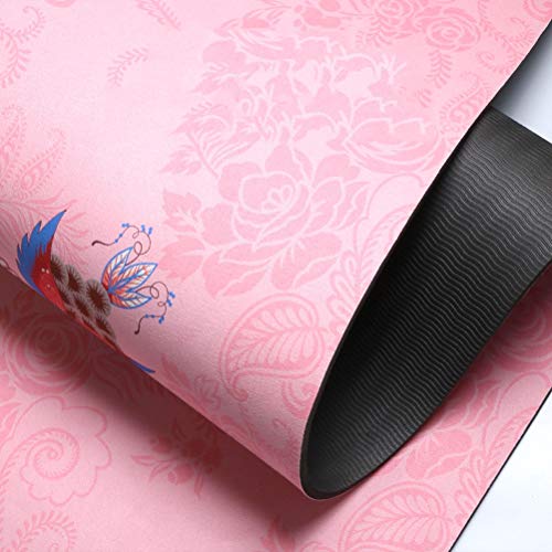 YOGA MAT impresión de Gran de Hot Yoga Pilates Ejercicio Incluye Bolsa de Transporte con Correa Antideslizante de 8 mm de Espesor YOGA MAT impresión de Gran de Hot Yoga Pilates Ejercicio Incluye Bolsa de Transporte con Correa Antideslizante de 8 mm de Espesor
