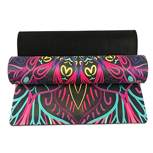 Yoga Mat Nice Printing Yoga Fitness Mat Suede Rubber Non-Slip Health Yoga Flower Mat Factory Outlet Practice Mat with Yoga Mat Nice Printing Yoga Fitness Mat Suede Rubber Non-Slip Health Yoga Flower Mat Factory Outlet Practice Mat with