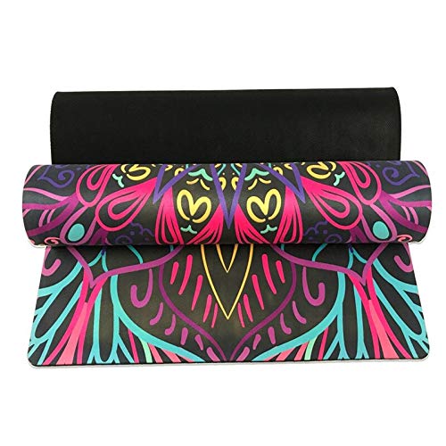 Yoga Mat Nice Printing Yoga Fitness Mat Suede Rubber Non-Slip Health Yoga Flower Mat Factory Outlet Practice Mat with Design Yoga Mat Nice Printing Yoga Fitness Mat Suede Rubber Non-Slip Health Yoga Flower Mat Factory Outlet Practice Mat with Design