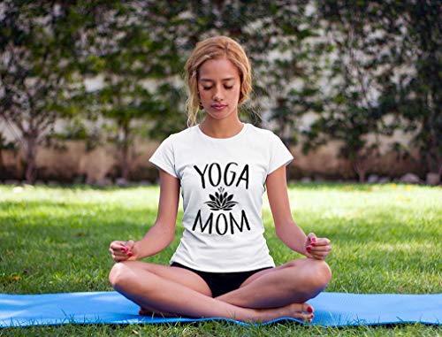 Yoga Mom - Regalo Original Mamá Mamá Blanco Medium/Bebé Blanco 12-18 Mes