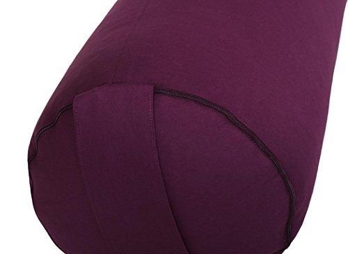 Yoga y Pilates Bolster Made in Germany, Berenjena Yoga y Pilates Bolster Made in Germany, Berenjena