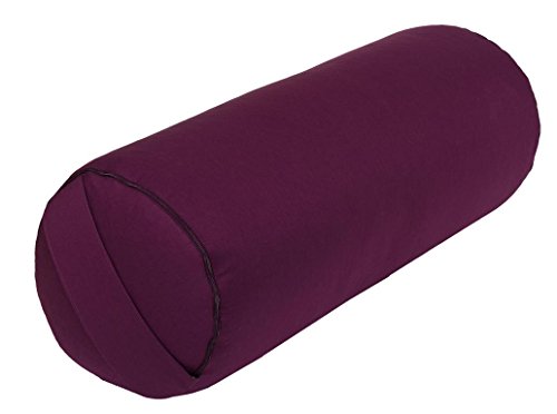 Yoga y Pilates Bolster Made in Germany, Berenjena