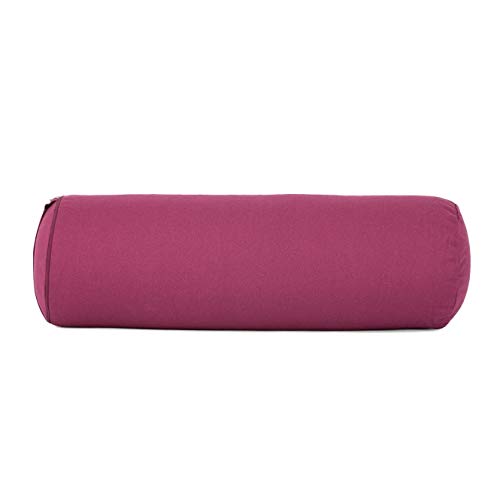 Yoga y Pilates Bolster/Yoga Papel básico, Berenjena