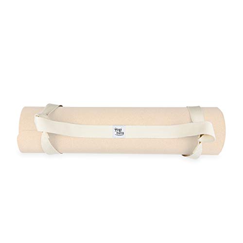 Yogibato Correa de Transporte para Esterillas de Yoga – Agarres Ajustables para Todos los tamaños – 100% Algodón – Correa para Esterillas Fitness y de Gimnasio (Esterilla no incluida) - Natural Yogibato Correa de Transporte para Esterillas de Yoga – Agarres Ajustables para Todos los tamaños – 100% Algodón – Correa para Esterillas Fitness y de Gimnasio (Esterilla no incluida) - Natural