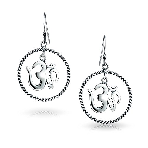 Yogui Símbolo Espiritual Caída Disco Redondo Ohm Om Aum Pendientes Para Mujer Adolescente Plata Esterlina 925 Oxidada Yogui Símbolo Espiritual Caída Disco Redondo Ohm Om Aum Pendientes Para Mujer Adolescente Plata Esterlina 925 Oxidada