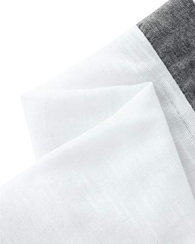 YOINS Camiseta de Manga Larga para Mujer Camisas con Rayas Cuello Redondo Casual Blusas Elegante Tops Gris M YOINS Camiseta de Manga Larga para Mujer Camisas con Rayas Cuello Redondo Casual Blusas Elegante Tops Gris M