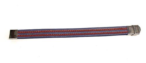 YOJAN PIEL - Pulsera de Cuero Azulgrana (Medida Ajustable) | Complementos de Moda Unisex para Hombres y Mujeres de Estilo Atemporal y Elegante | Regalos Originales y Exclusivos YOJAN PIEL - Pulsera de Cuero Azulgrana (Medida Ajustable) | Complementos de Moda Unisex para Hombres y Mujeres de Estilo Atemporal y Elegante | Regalos Originales y Exclusivos