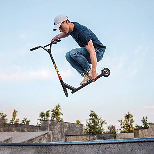 YOLEO Stunt Scooter, Patinete de Acrobacias Trucos, Patinete Freestyle, Kick Trick Scooter Pro para niños (Llama roja) YOLEO Stunt Scooter, Patinete de Acrobacias Trucos, Patinete Freestyle, Kick Trick Scooter Pro para niños (Llama roja)