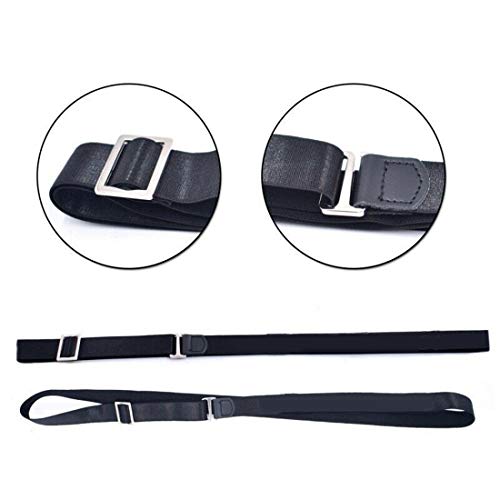 Yolistar Camisa de Bloqueo Cinturón, Ajustable Camisas Cinturón Camisa Mantener Escondido para Hombres Mujeres, un Cinturón que Mantiene Bien tu Camisa - Negro Yolistar Camisa de Bloqueo Cinturón, Ajustable Camisas Cinturón Camisa Mantener Escondido para Hombres Mujeres, un Cinturón que Mantiene Bien tu Camisa - Negro