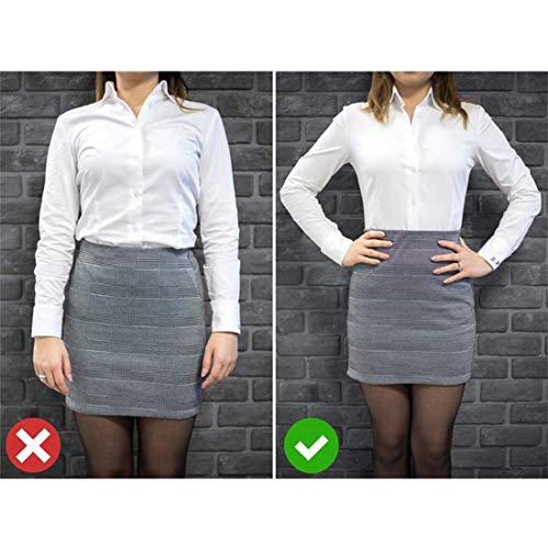 Yolistar Camisa de Bloqueo Cinturón, Ajustable Camisas Cinturón Camisa Mantener Escondido para Hombres Mujeres, un Cinturón que Mantiene Bien tu Camisa - Negro Yolistar Camisa de Bloqueo Cinturón, Ajustable Camisas Cinturón Camisa Mantener Escondido para Hombres Mujeres, un Cinturón que Mantiene Bien tu Camisa - Negro