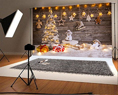 YongFoto 2,2x1,5m Fondo de Fotografia Árbol Navidad Regalos Trineo Muñeco Nieve Luces Brillantes RIC Tablón Madera Pesada Nieve Navidad Telón de Fondo Fiesta Niños Boby Estudio Fotográfico Accesorios YongFoto 2,2x1,5m Fondo de Fotografia Árbol Navidad Regalos Trineo Muñeco Nieve Luces Brillantes RIC Tablón Madera Pesada Nieve Navidad Telón de Fondo Fiesta Niños Boby Estudio Fotográfico Accesorios