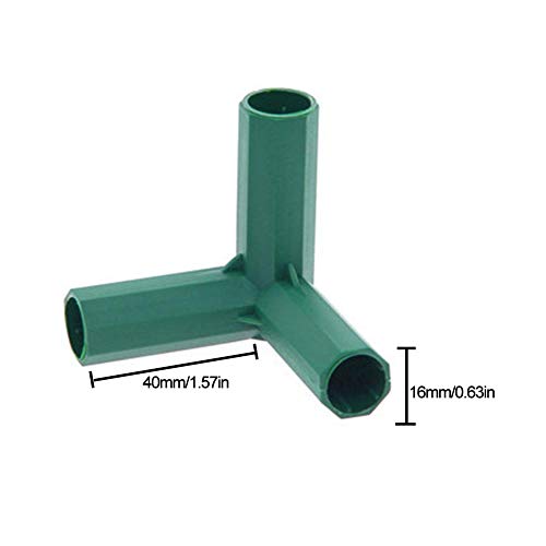Yongirl 10 conectores de PVC para muebles de PVC para estanterías de jardín, estructura de almacenamiento Yongirl 10 conectores de PVC para muebles de PVC para estanterías de jardín, estructura de almacenamiento