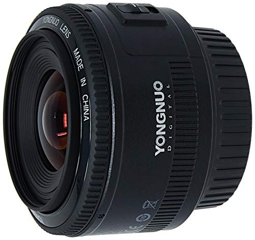 Yongnuo YN35MM Canon - Objetivo para cámara réflex (f/2.0 AF/MF), color negro